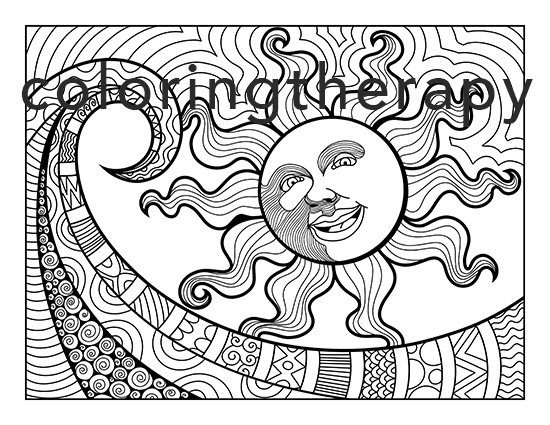Trippy Coloring Book for Adults (Easy): Coloring for High-Minded