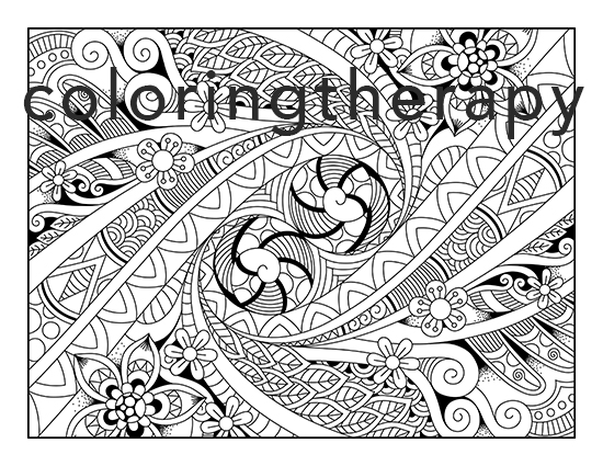 trippy coloring pages for adults coloring therapy adult coloring pages